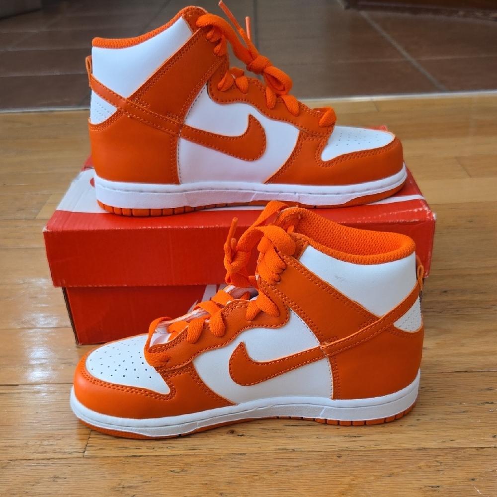 Nike Dunk High SP PS - Syra Use (Oranve Blaze/ White) DD2314 100 2021 - Picture 1 of 14